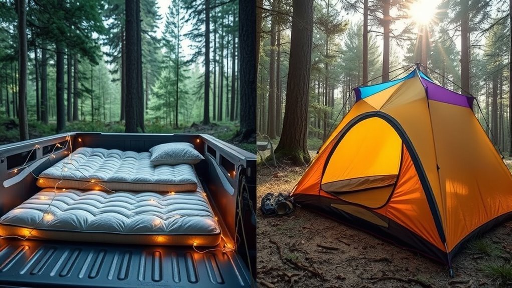 quick easy camping setup