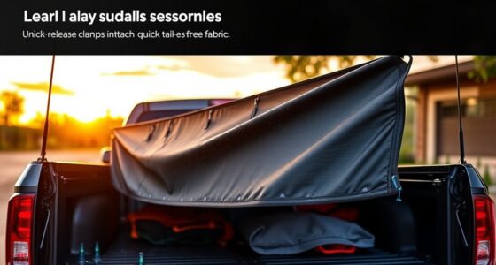 quick truck bed shade