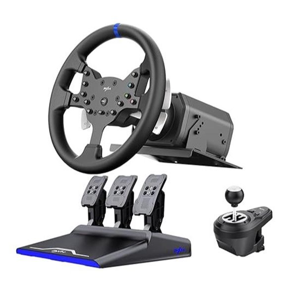 PXN-V99 Racing Wheel with Force Feedback and Pedals