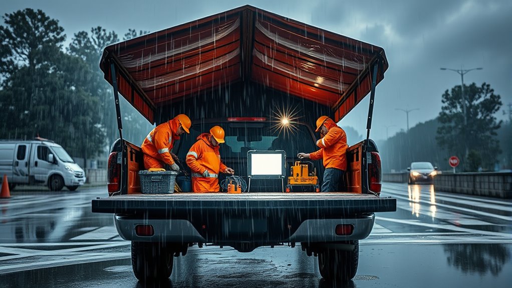 rainy weather work adjustments