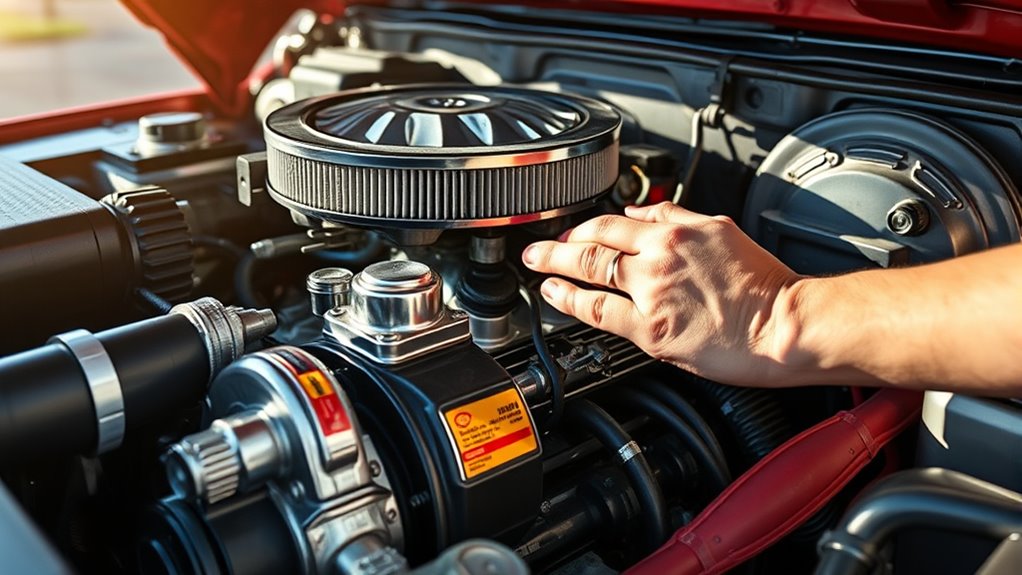 regular engine inspection and cleaning