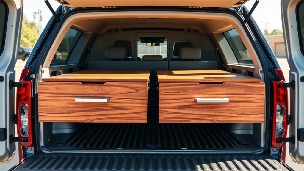 removable drawers enhance accessibility