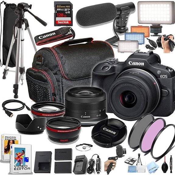 Canon EOS R100 Mirrorless Camera Bundle (Renewed)
