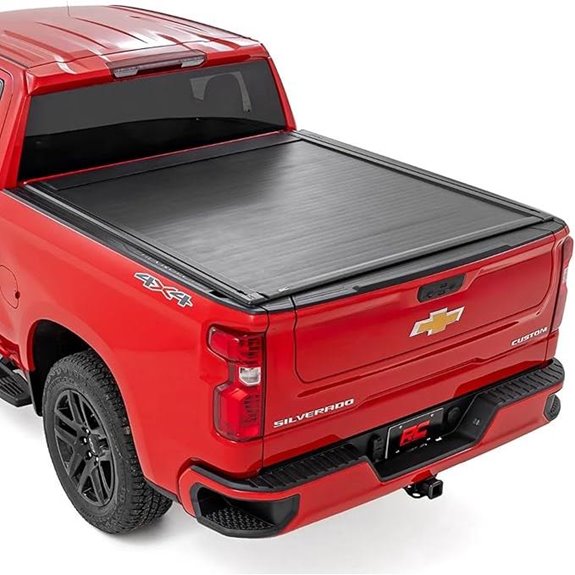 Rough Country Retractable Tonneau Cover for Silverado/Sierra