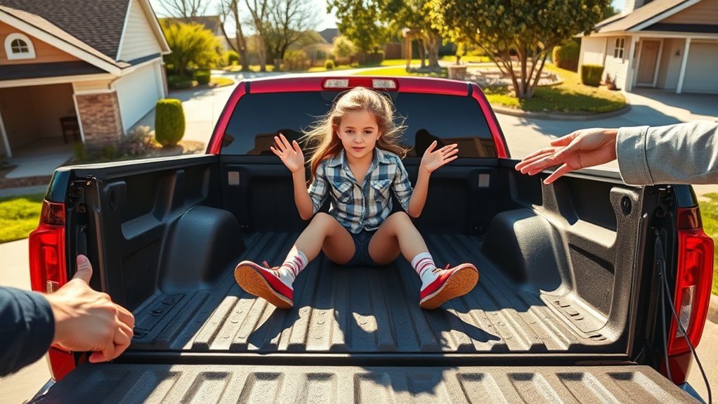 risks of truck bed riding