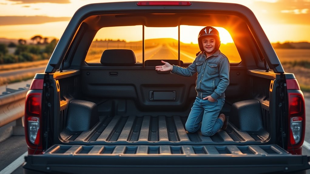 risks of truck bed riding