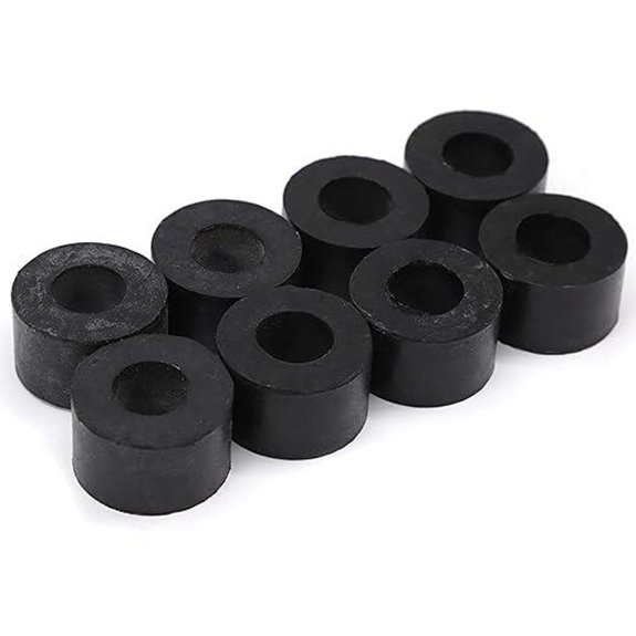 Red Hound Auto Snow Plow Rubber Bumper Set (8 Pieces)