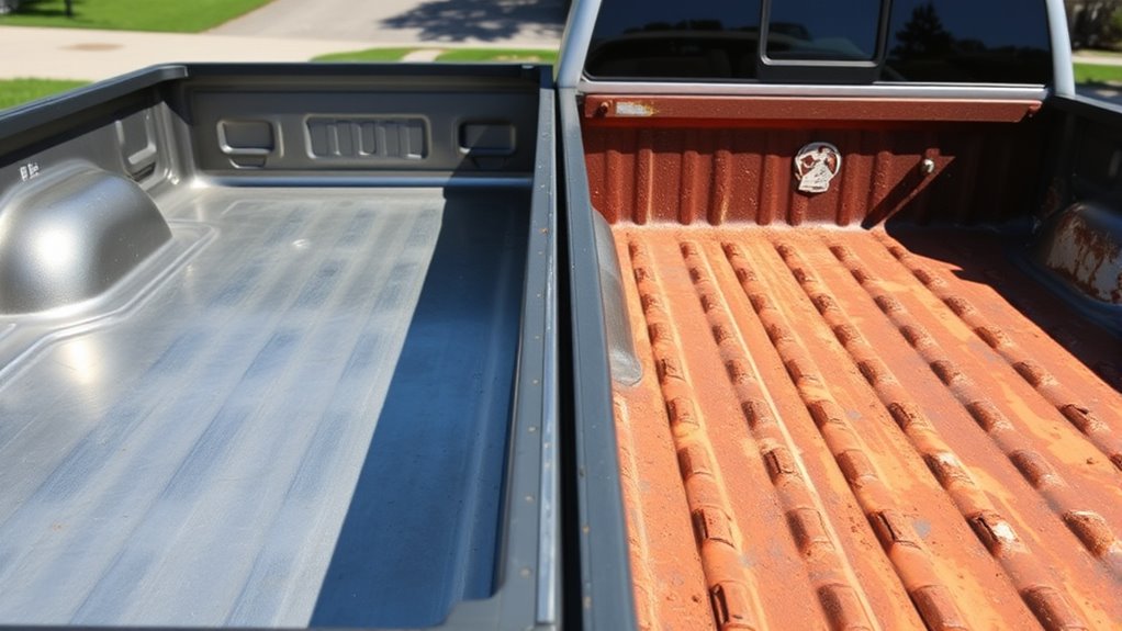 rust resistant truck bed construction