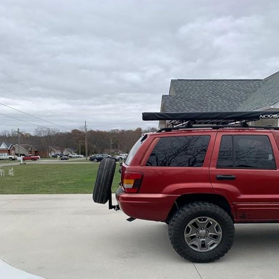 Front Mount Spare Tire Carrier for RVs and Trucks