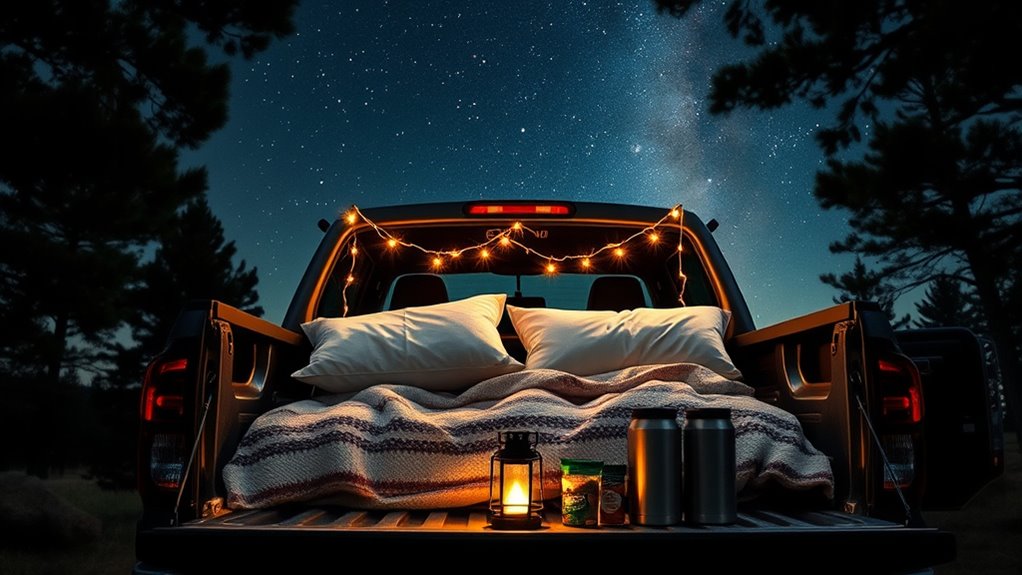 safe sleeping with tailgate down