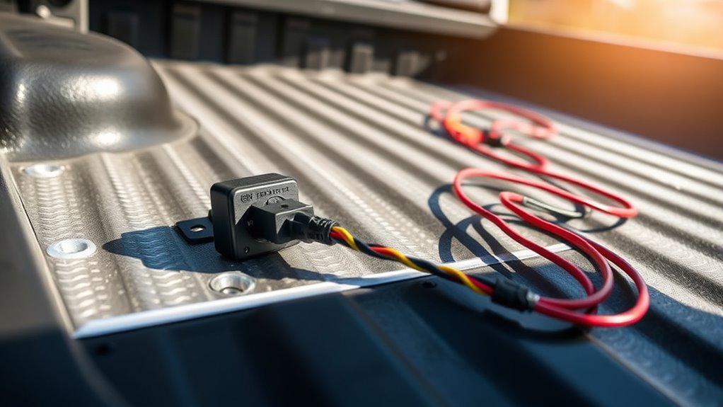 safe truck bed power installation