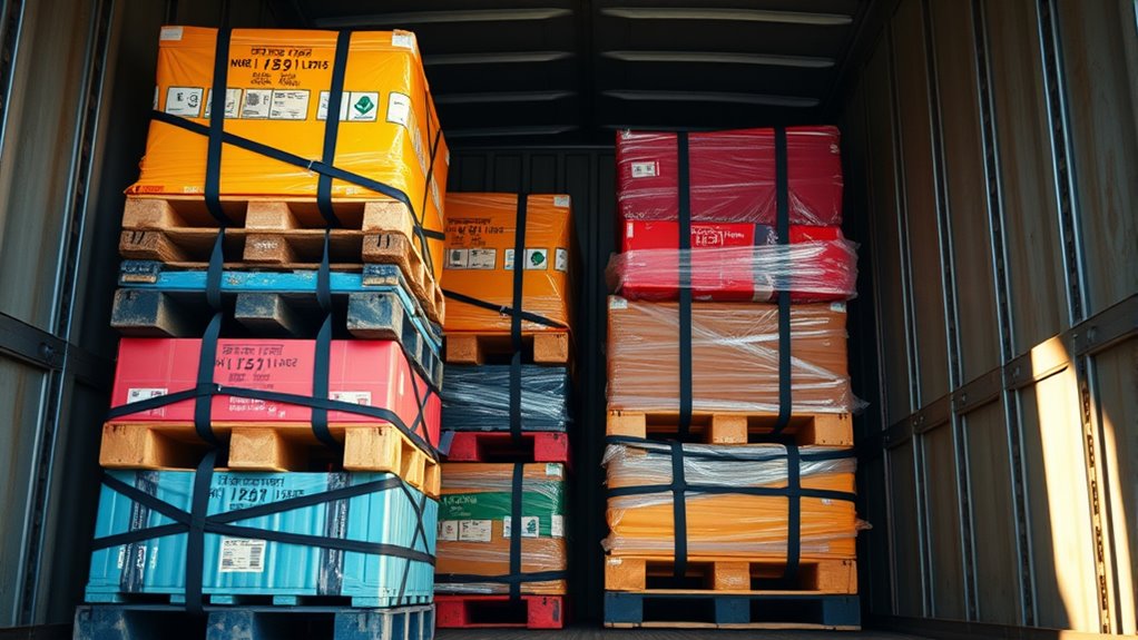 secure cargo during turns