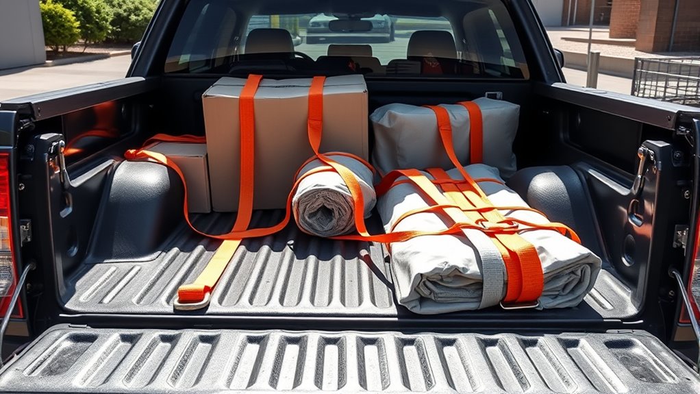 secure cargo with proper tie downs