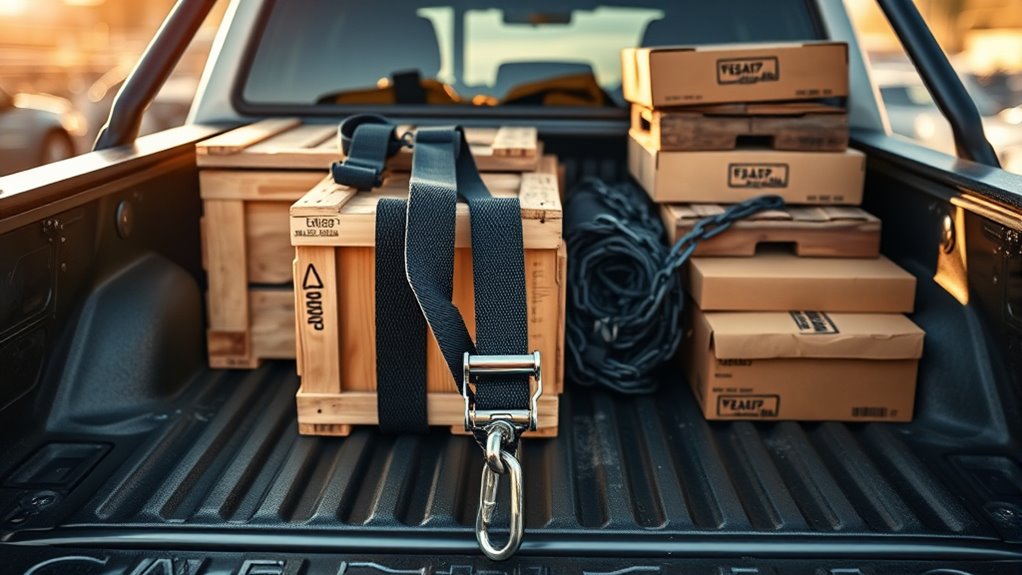 secure cargo with straps