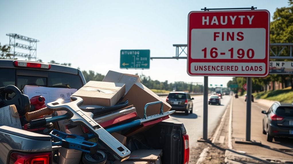 secure cargo with straps