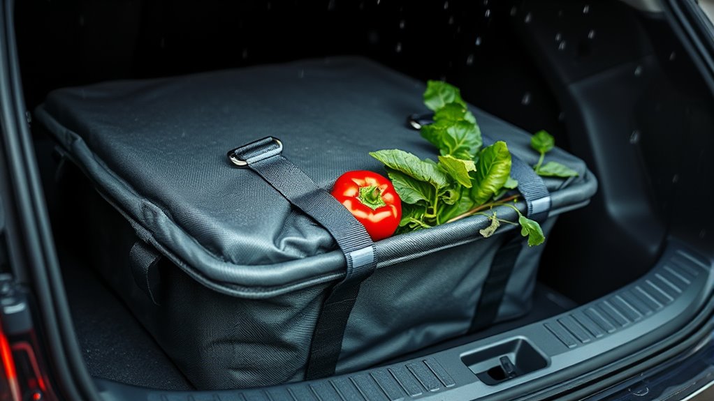 secure groceries during weather changes