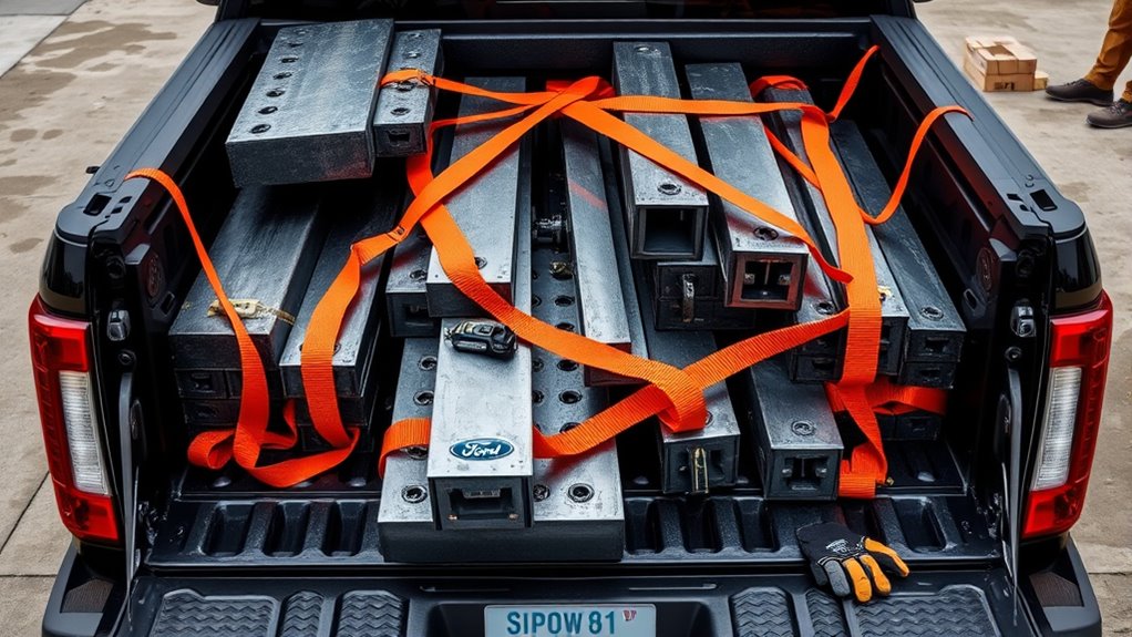 secure heavy sharp loads