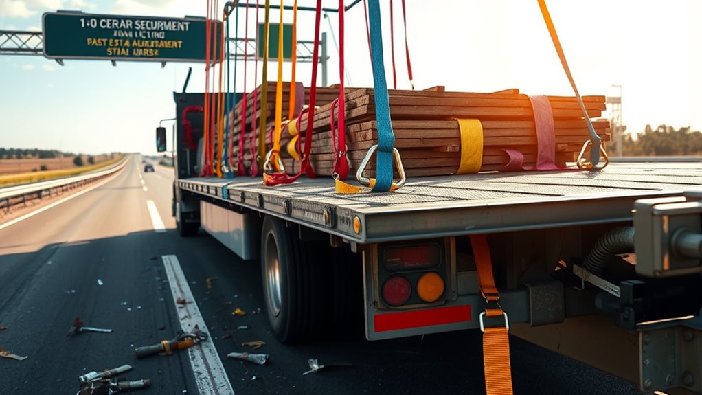 secure loads with proper tie downs