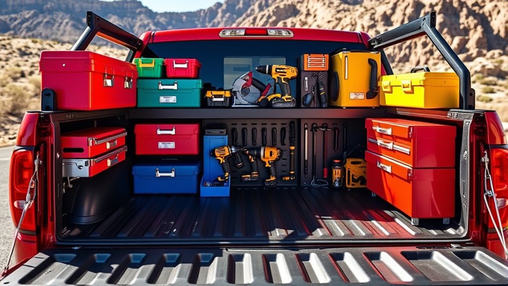 secure organized truck storage