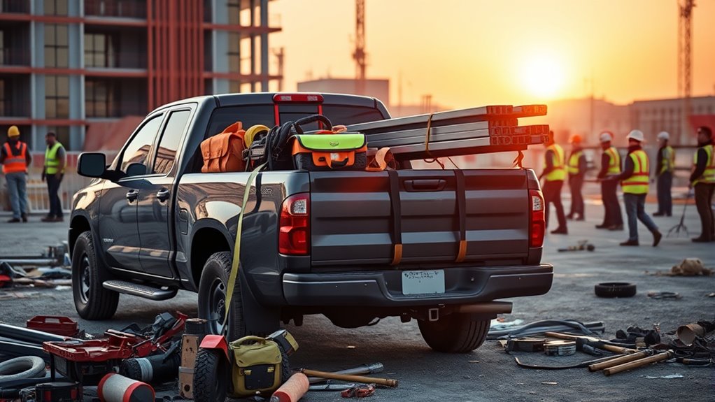 secure truck gear storage