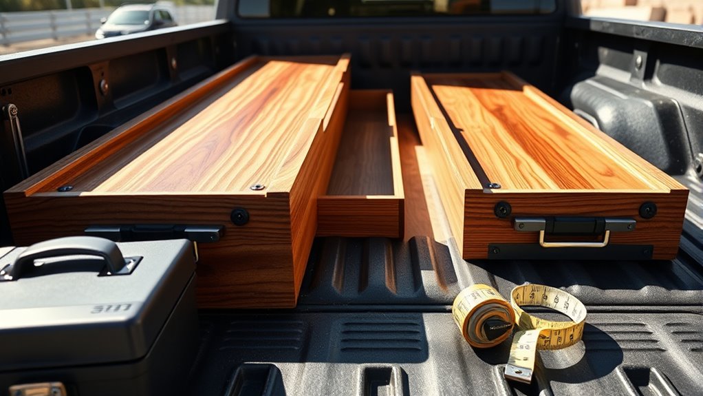 securely mount truck drawers