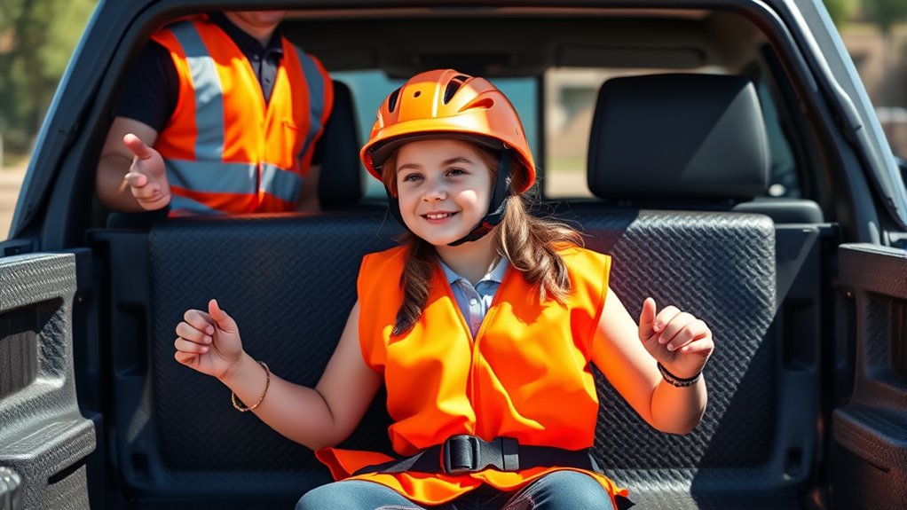 securely restrained safely protected