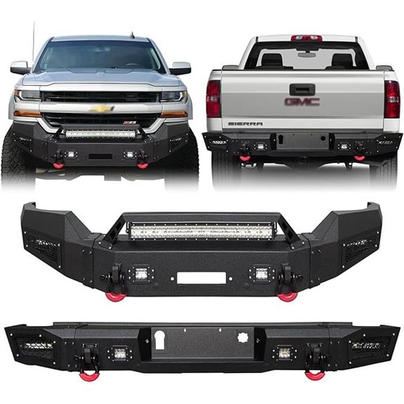 Chevrolet Silverado 1500 Bumper with Lights and D-Rings