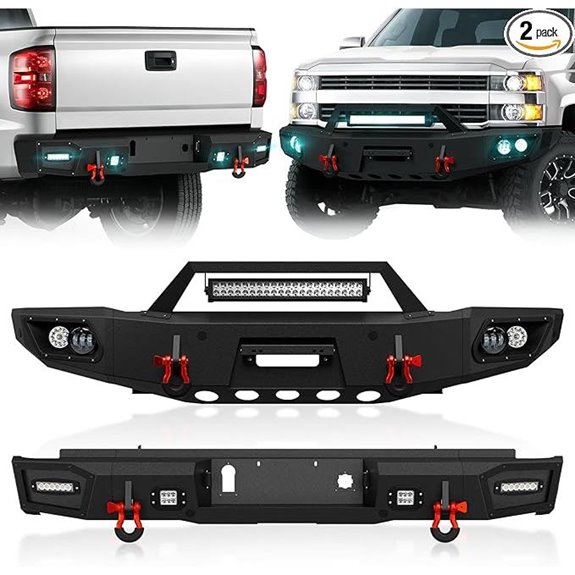 Chevy Silverado 2015-2019 Bumper with Winch Plate