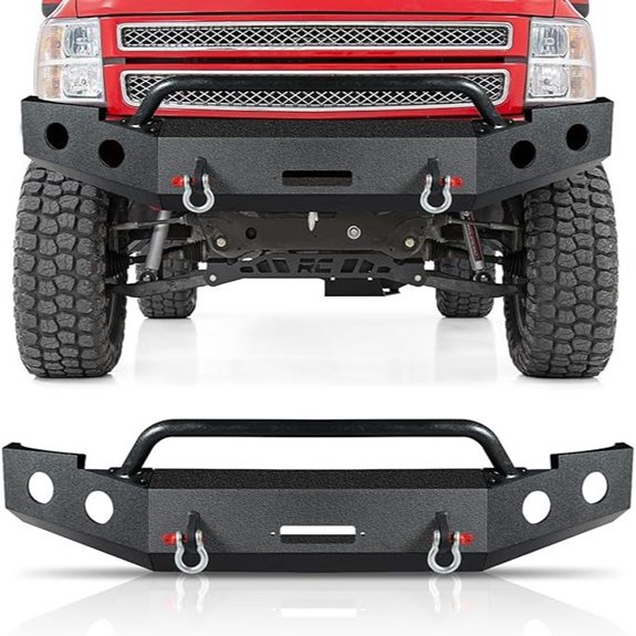 Chevy Silverado 1500 Front Bumper with Winch Plate