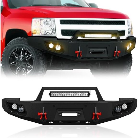 Chevy Silverado 1500 Front Bumper with Winch Plate
