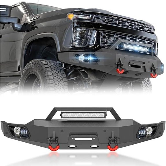 Chevy Silverado HD Front Bumper with LED Lights