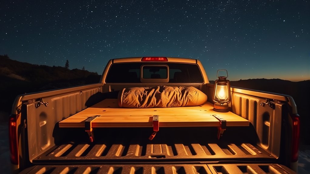 simple truck bed construction