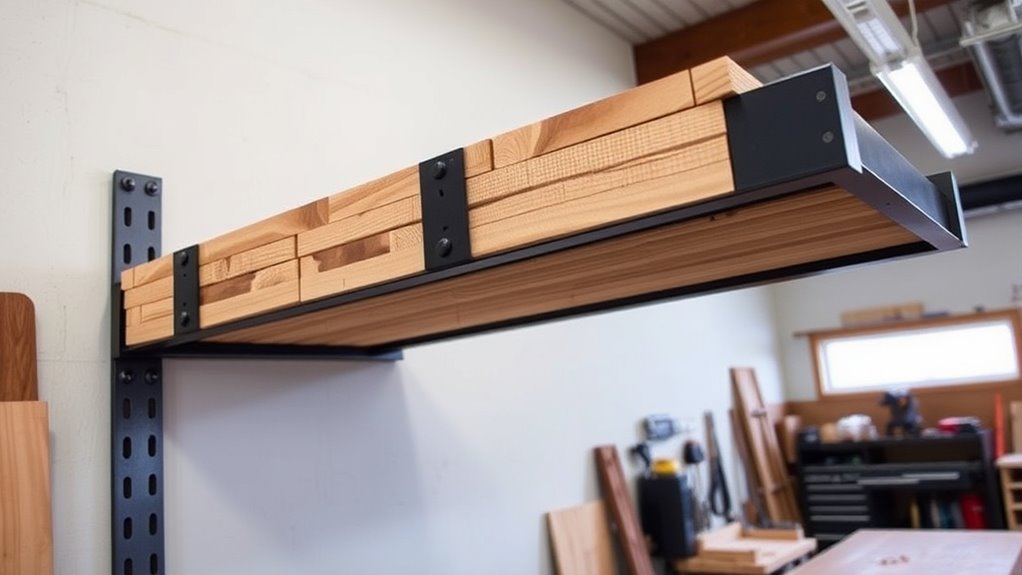 sleek bolt on lumber rack