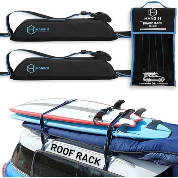 Hang 11 Soft Padded Surfboard Roof Rack
