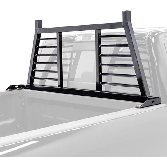 Half-Louvered Steel Headache Rack for Pickup Trucks