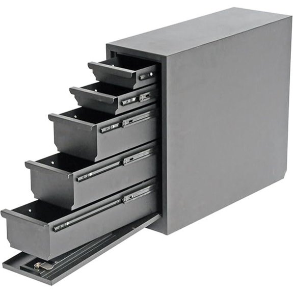 Dee Zee DZ95D Steel Wheel Well Tool Box w/ Drawers