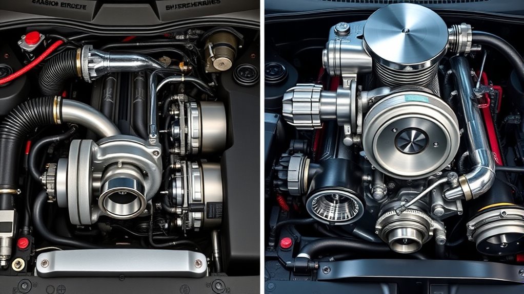 superchargers are simpler to maintain