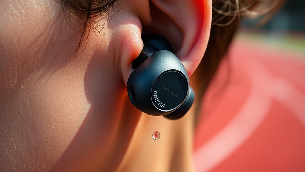 sweatproof secure durable earbuds