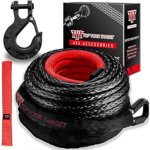 TYT Synthetic Winch Rope Kit 3/8