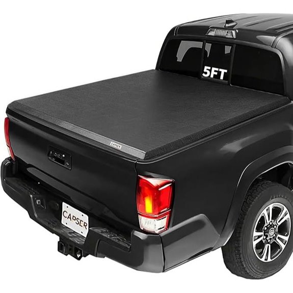 CAPSER Tacoma 5FT Soft Tri-Fold Tonneau Cover