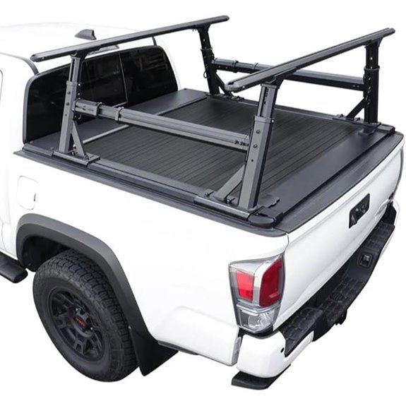 Syneticusa MR Hard Tonneau Cover & R1 Rack for Tacoma