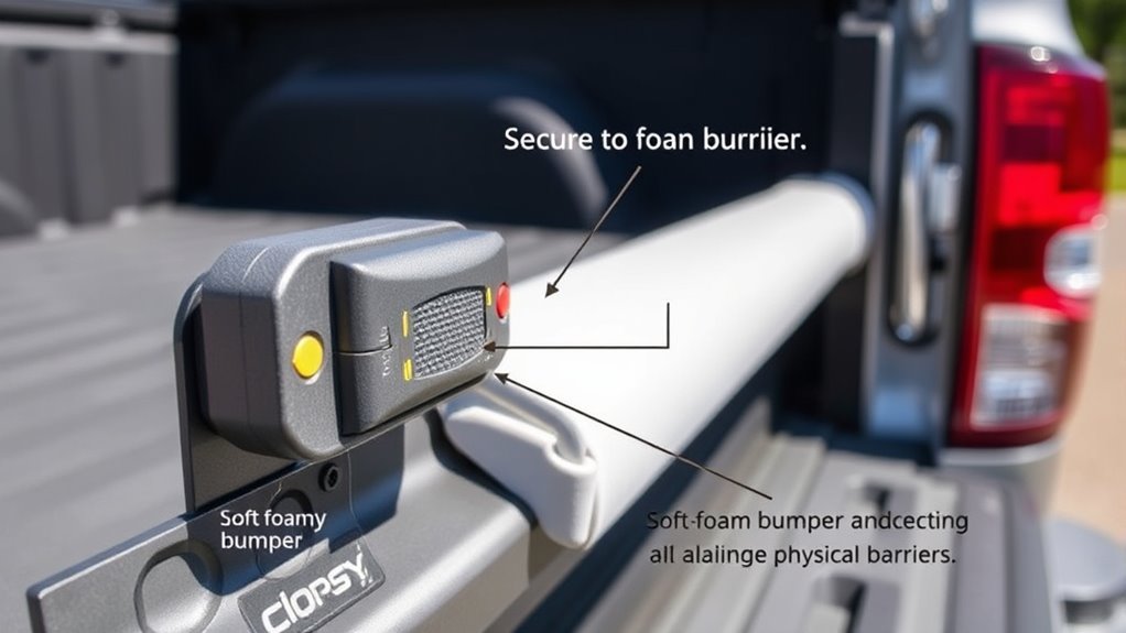 tailgate safety barriers installed