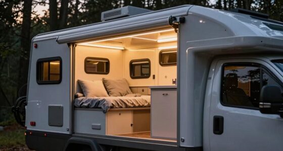 top camper shells with lighting