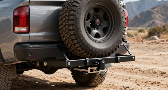 top hitch spare tire carriers