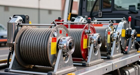 top hydraulic tow winches