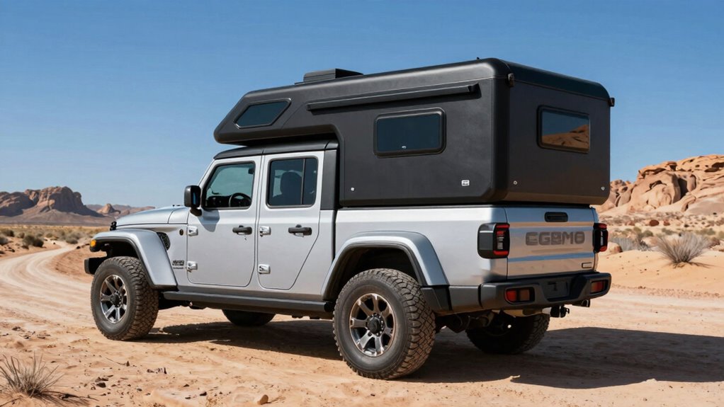 top jeep gladiator camper shells