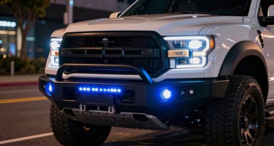top pickup bumpers with leds