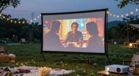 top portable projector screens