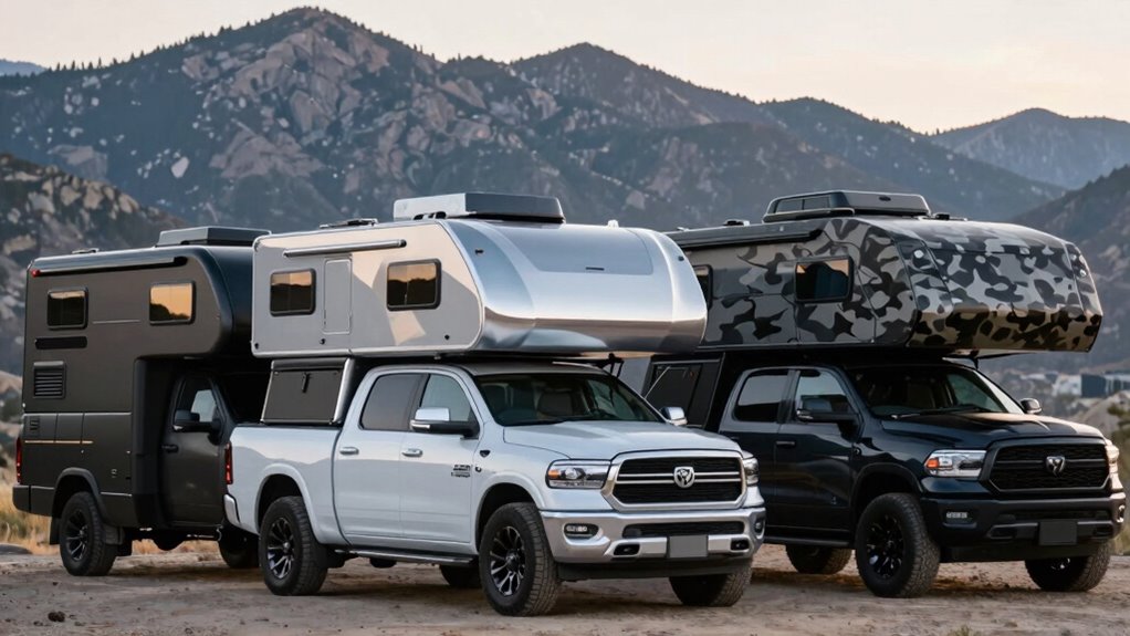 top ram 1500 camper shells