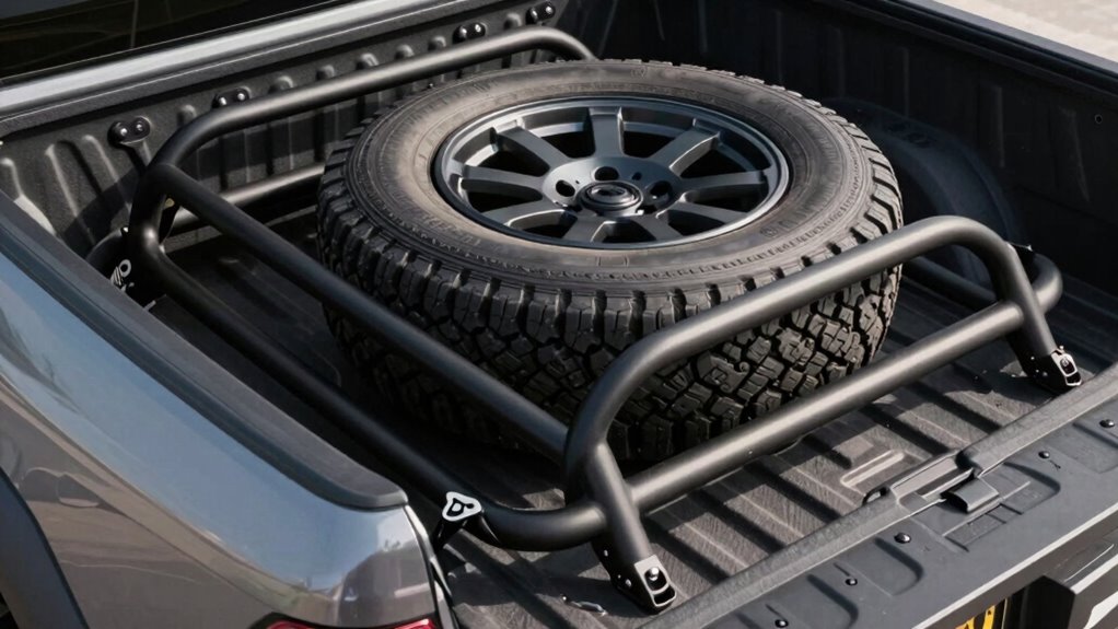 top spare tire bed racks